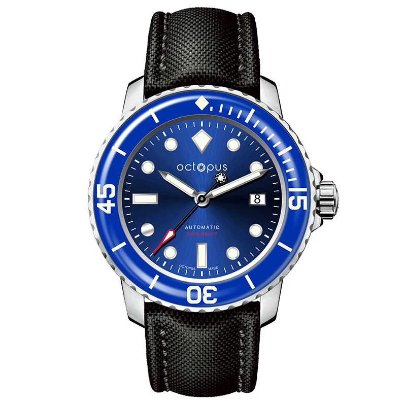 Octopus Fifty Fathoms Tuna Mechanical Men's Watch NH35 Movement C3 Luminous Stainless Steel Retro 20ATM Diver Watch For Men
Octopus Fifty Fathoms Tuna Mechanical Men's Watch NH35 Movement C3 Luminous Stainless Steel Retro 20ATM Diver Watch For Men