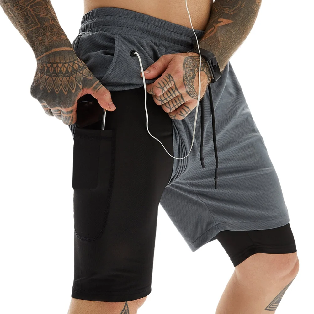 Men 2 in 1 Running Shorts Jogging Gym Fitness Training Quick Dry Beach Short Pants Male Summer Workout Bottom Sportswear
Men 2 in 1 Running Shorts Jogging Gym Fitness Training Quick Dry Beach Short Pants Male Summer Workout Bottom Sportswear