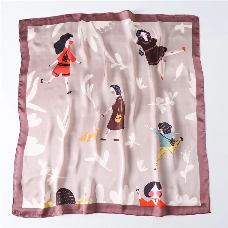 Lovely Girl Print Women Neck Scarves Lady Head Band Foulard Silk Hair Wraps Square Ring Scarf Pashmina Kerchief Tie 70cm
Lovely Girl Print Women Neck Scarves Lady Head Band Foulard Silk Hair Wraps Square Ring Scarf Pashmina Kerchief Tie 70cm