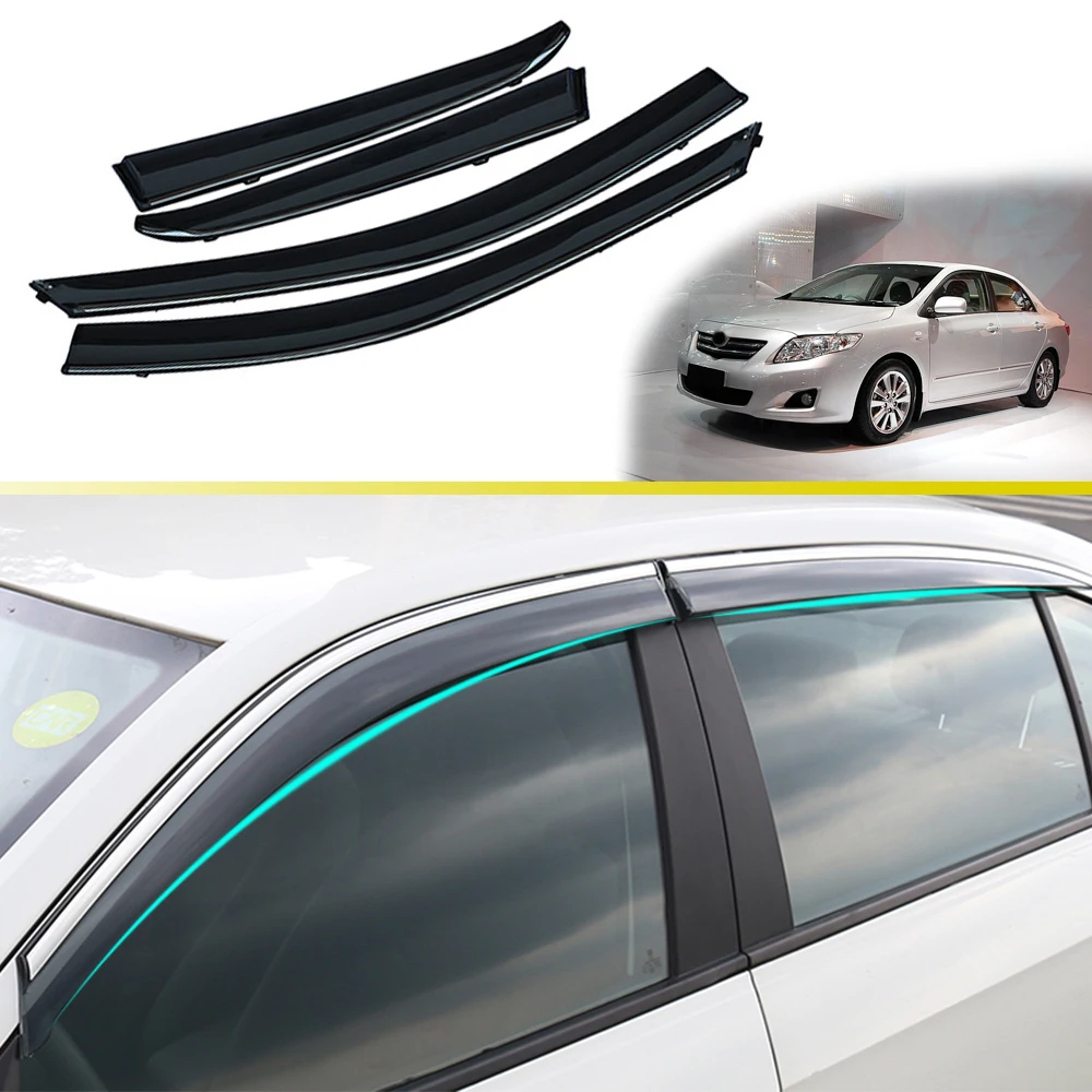 4 шт., защитный козырек от солнца и дождя для Toyota Corolla E140/E150 2007-2012 2013
4 шт., защитный козырек от солнца и дождя для Toyota Corolla E140/E150 2007-2012 2013