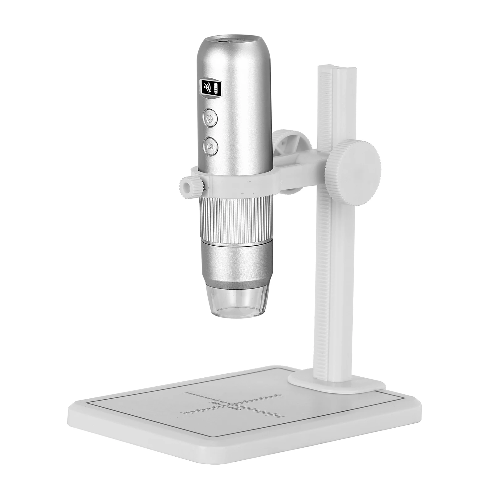 WiFi Wireless Digital Microscope Handheld Microscope Camera 8 Adjustable LED Lights Compatible With Smartphone Tablet Computer
WiFi Wireless Digital Microscope Handheld Microscope Camera 8 Adjustable LED Lights Compatible With Smartphone Tablet Computer