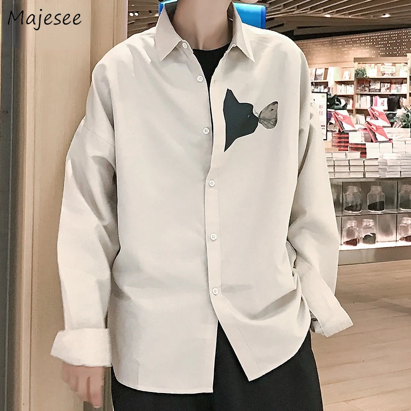 Large Size Shirts Men S-3XL Printed Hipster Couple Teenagers Unisex Loose Soft Autumn Korean Style All-match Males New-arrival
Large Size Shirts Men S-3XL Printed Hipster Couple Teenagers Unisex Loose Soft Autumn Korean Style All-match Males New-arrival