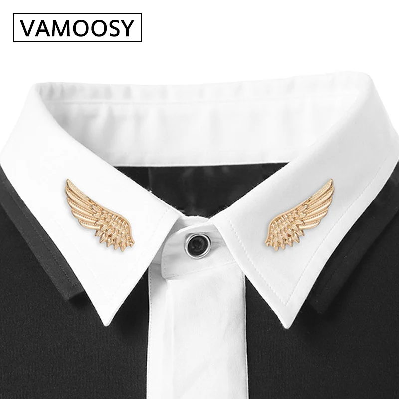 Tie clip Wing Brooches 2018 Fashion clothes jewelry Personality cufflinks Clip women's shirts Buttoned Pin Male Accessories
Tie clip Wing Brooches 2018 Fashion clothes jewelry Personality cufflinks Clip women's shirts Buttoned Pin Male Accessories