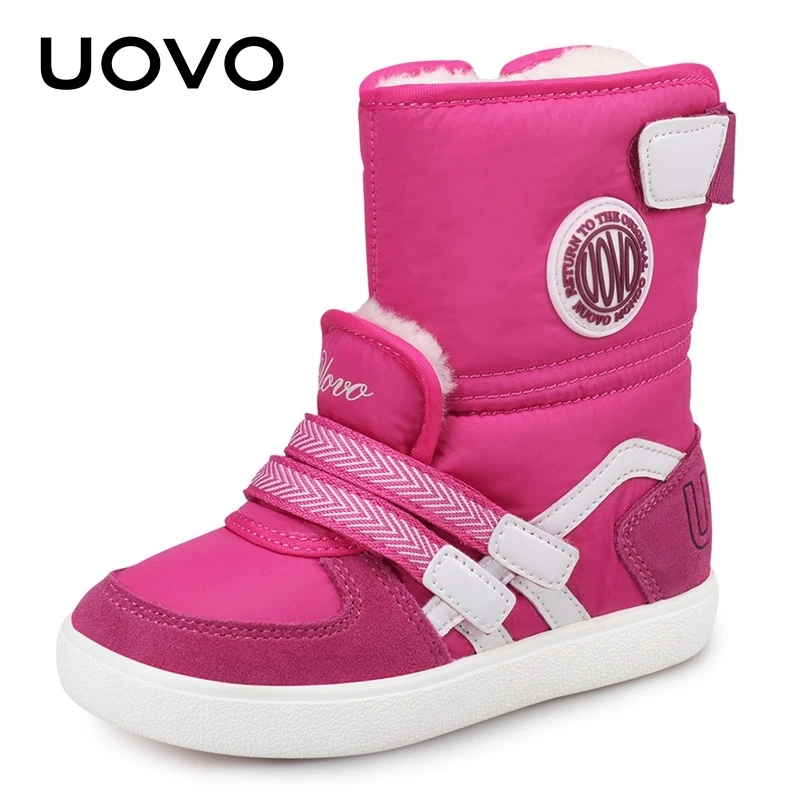 UOVO 2021 Water Repellent Kids Fashion Snow Boots Children Winter Shoes With Warm Fur #26-39
UOVO 2021 Water Repellent Kids Fashion Snow Boots Children Winter Shoes With Warm Fur #26-39
