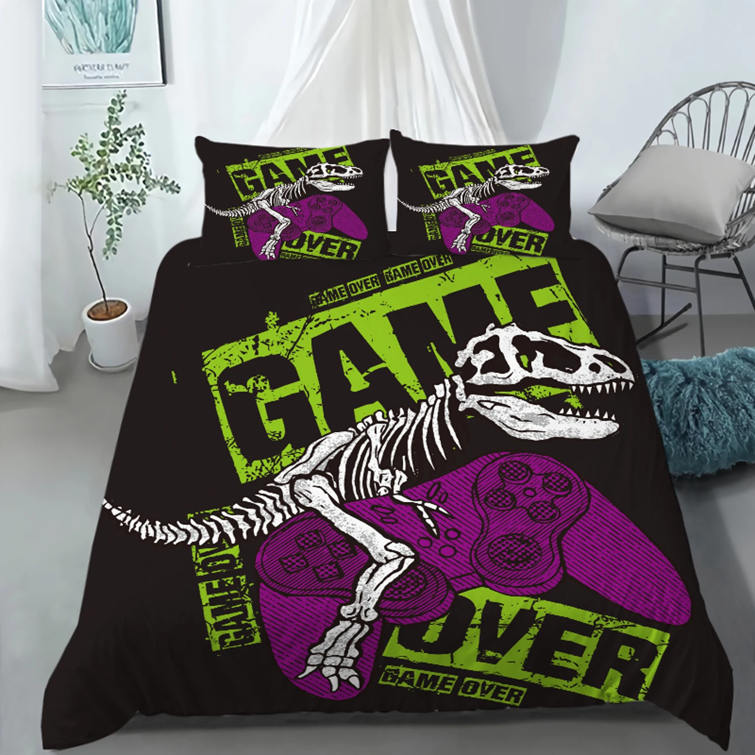 BailiPromise Esport Gamepad Bedding Set bedroom 3D Print Pillowcase Soft Duvet Cover Kids Boys Game Fans Queen King Twin
BailiPromise Esport Gamepad Bedding Set bedroom 3D Print Pillowcase Soft Duvet Cover Kids Boys Game Fans Queen King Twin