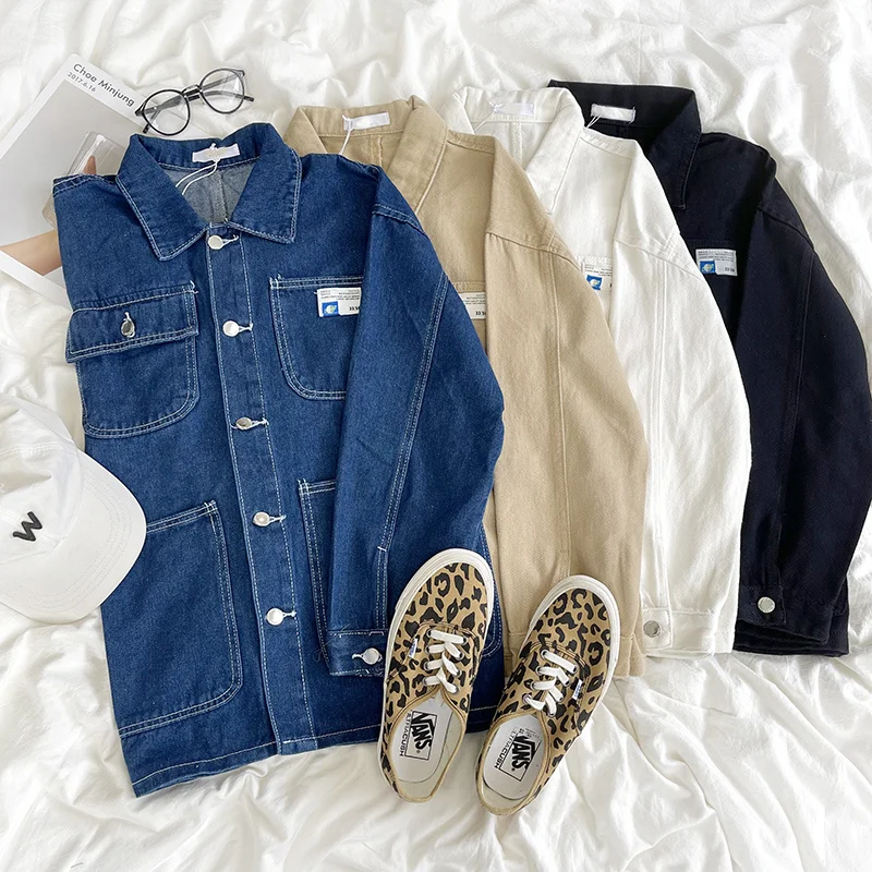 Джинсовая куртка с 4 карманами, 4 цвета
Джинсовая куртка с 4 карманами, 4 цвета