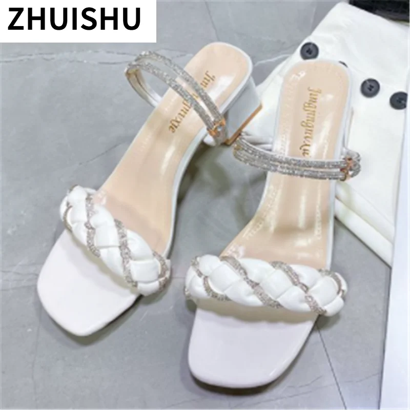 2021 New Female Shoes Ladies' Slippers Women Heels 2021 High Summer PU Rome Slides Floral Rubber Fabric Hoof High-Heeled Shoes
2021 New Female Shoes Ladies' Slippers Women Heels 2021 High Summer PU Rome Slides Floral Rubber Fabric Hoof High-Heeled Shoes