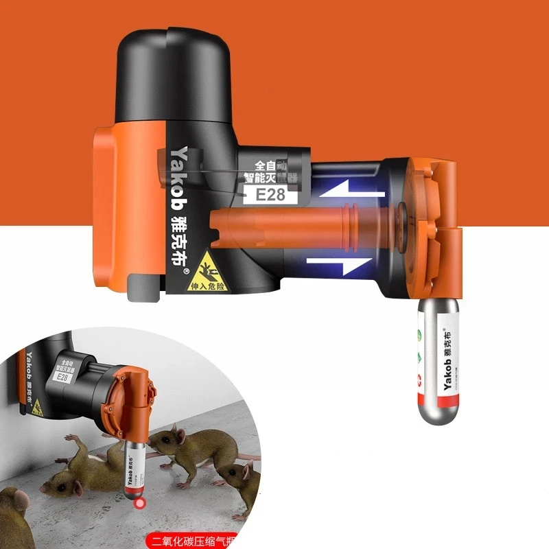 Smart Automatic Humane Non-Toxic Rat and Mouse Trap Kit Rat Mouse Multi-catch Trap Machine CO2 Cylinders Humane Non-toxic
Smart Automatic Humane Non-Toxic Rat and Mouse Trap Kit Rat Mouse Multi-catch Trap Machine CO2 Cylinders Humane Non-toxic