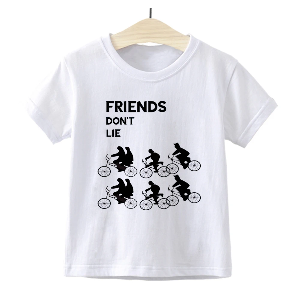 Friends Don't Lie Children Tshirt Stranger Things Fashion Streetwear Tee shirt Italy Popular Baby Boys Clothes Harajuku
Friends Don't Lie Children Tshirt Stranger Things Fashion Streetwear Tee shirt Italy Popular Baby Boys Clothes Harajuku