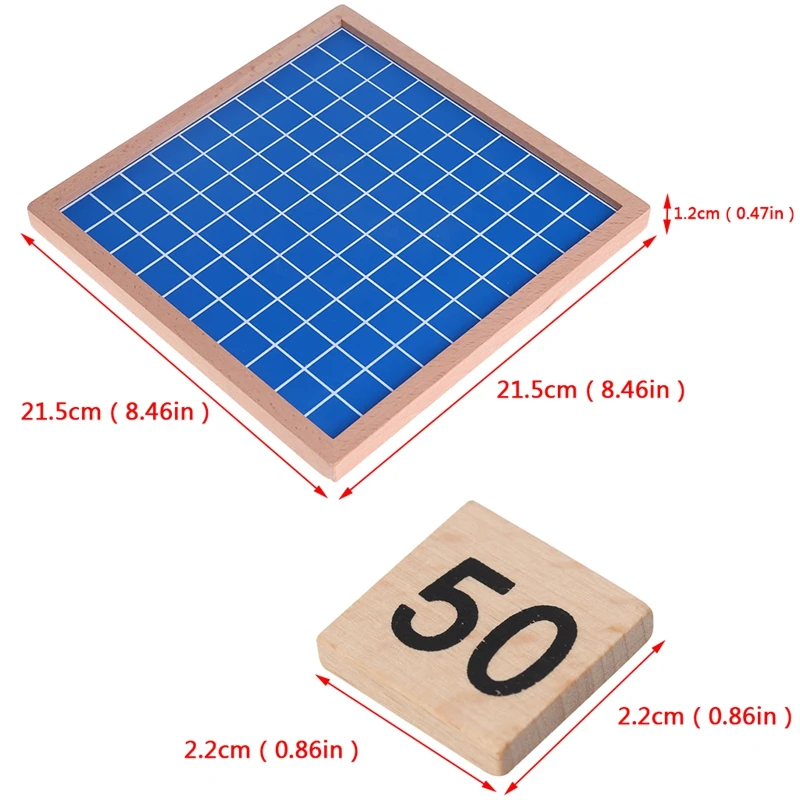 Wooden Montessori Hundred Board Math 1 to 100 Consecutive Numbers Counting Toy
Wooden Montessori Hundred Board Math 1 to 100 Consecutive Numbers Counting Toy