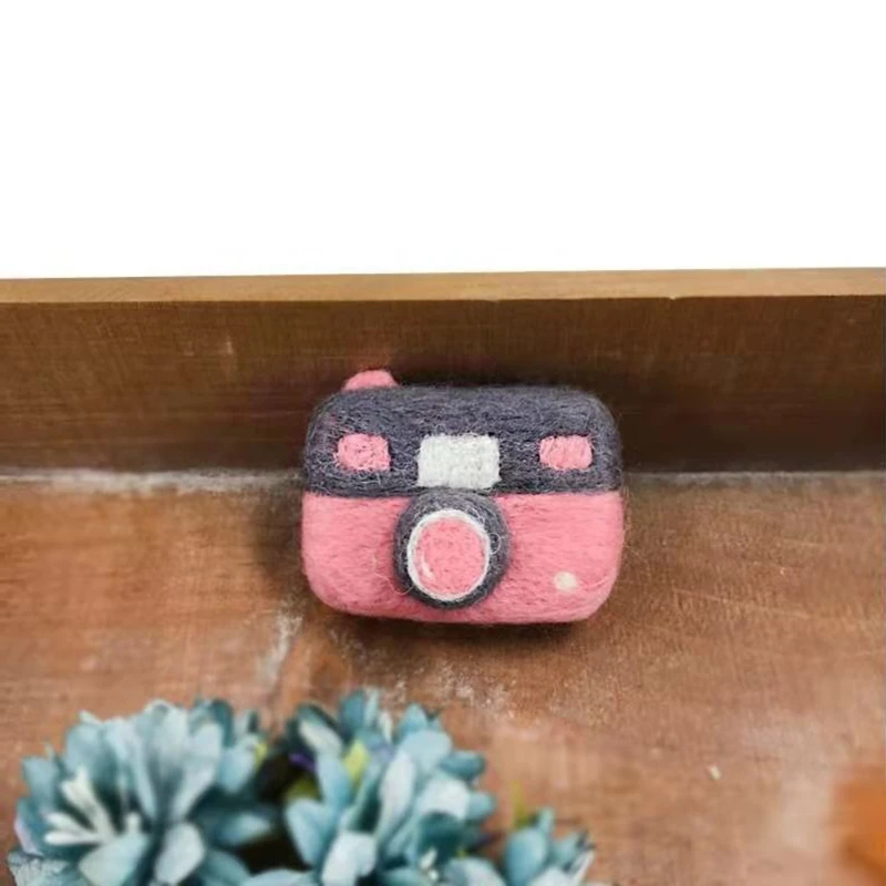 New Needle Felted Wool Camera Newborn Photography Accessories for Photo Stuffed Baby Photo Prop Pink Black Camera
New Needle Felted Wool Camera Newborn Photography Accessories for Photo Stuffed Baby Photo Prop Pink Black Camera