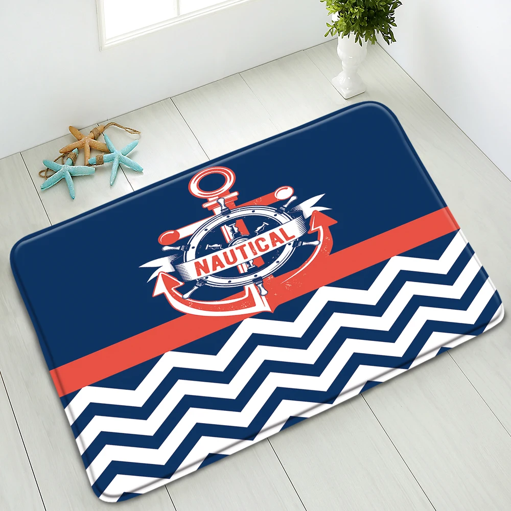 Anti-Slip Bath Mat Navigation Anchor Life Buoy Kitchen Bedroom Doormat Indoor Floor Mats Absorbent Carpet Washable Foot Pads
Anti-Slip Bath Mat Navigation Anchor Life Buoy Kitchen Bedroom Doormat Indoor Floor Mats Absorbent Carpet Washable Foot Pads