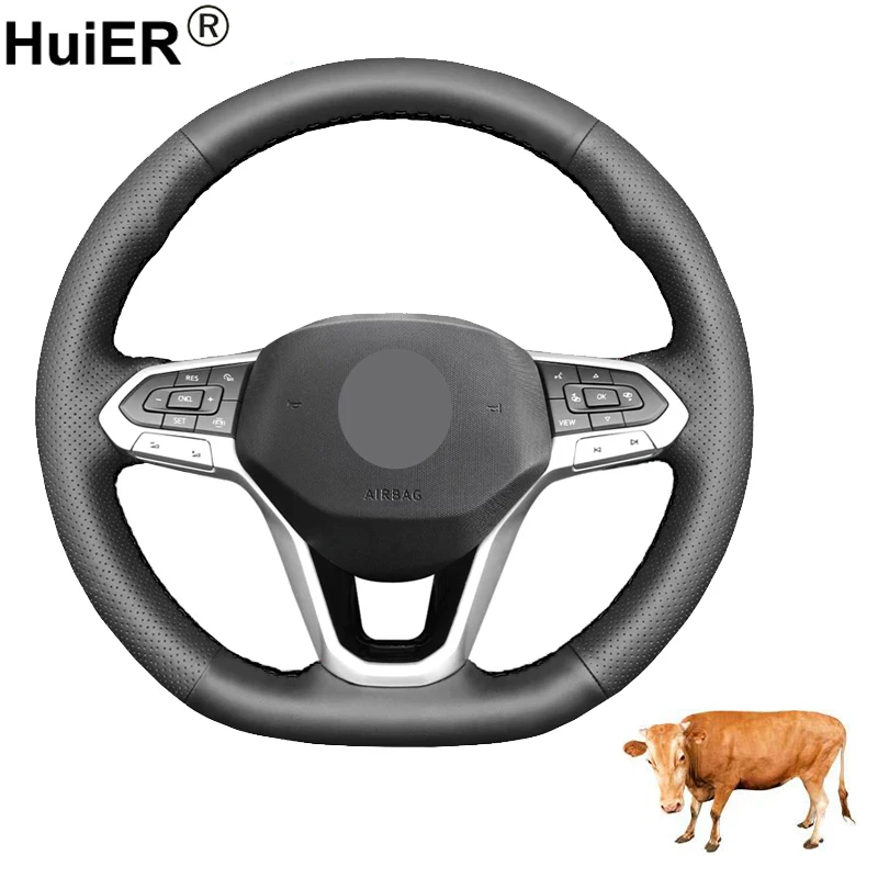 DIY Car Steering Wheel Cover Cow Leather For Volkswagen VW Golf 8 2020 Atlas 2020-2021 Passat 2019-2021 Passat Variant Alltrack
DIY Car Steering Wheel Cover Cow Leather For Volkswagen VW Golf 8 2020 Atlas 2020-2021 Passat 2019-2021 Passat Variant Alltrack