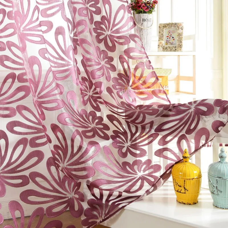 1 Sheet European Style Window Curtains Solid Color Bedroom Curtains Flower Print Curtains for Living Room Kichen And Dining Room
1 Sheet European Style Window Curtains Solid Color Bedroom Curtains Flower Print Curtains for Living Room Kichen And Dining Room