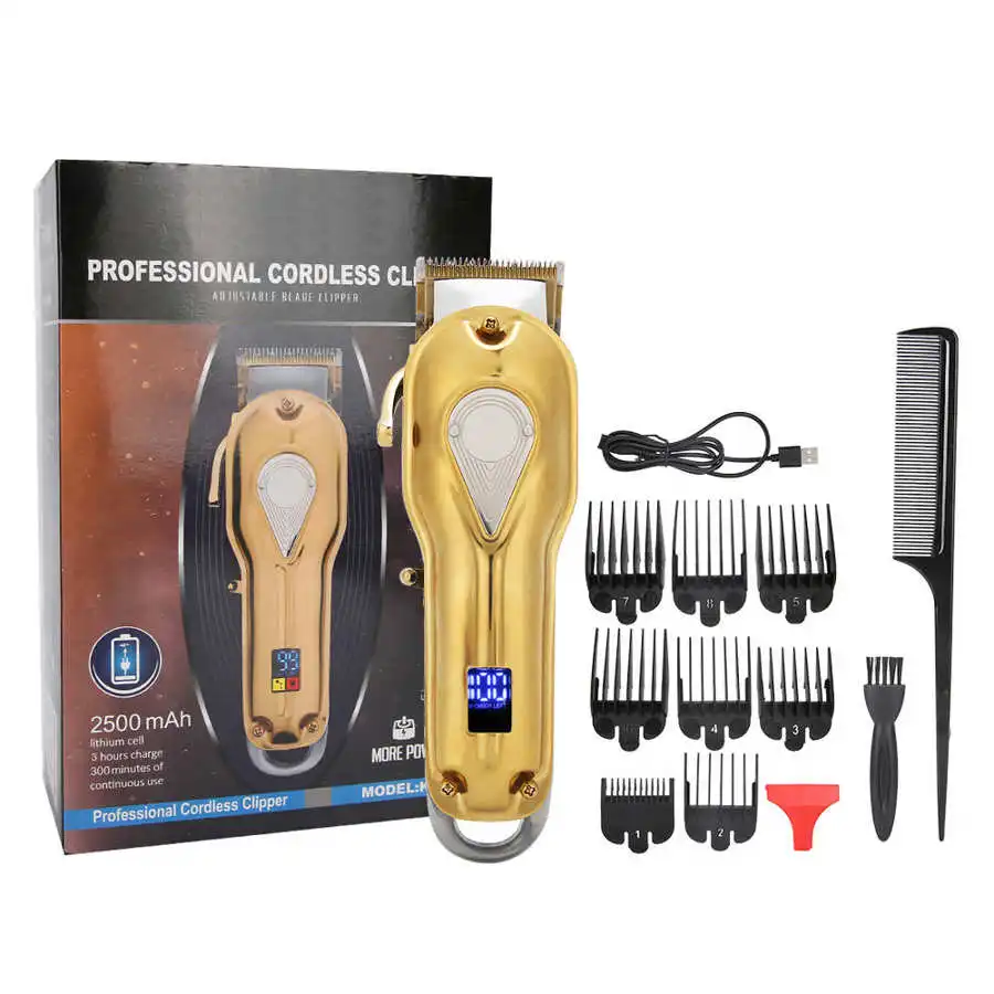 Professional Salon Electric Hair Clipper Household Hair Trimmer Cutting Machine Gold Hair Salon Tool Hairdressing Supplies
Professional Salon Electric Hair Clipper Household Hair Trimmer Cutting Machine Gold Hair Salon Tool Hairdressing Supplies