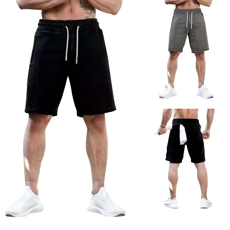 2021 Summer new European size men's loose straight sports five-point pants fitness solid-colored shorts
2021 Summer new European size men's loose straight sports five-point pants fitness solid-colored shorts