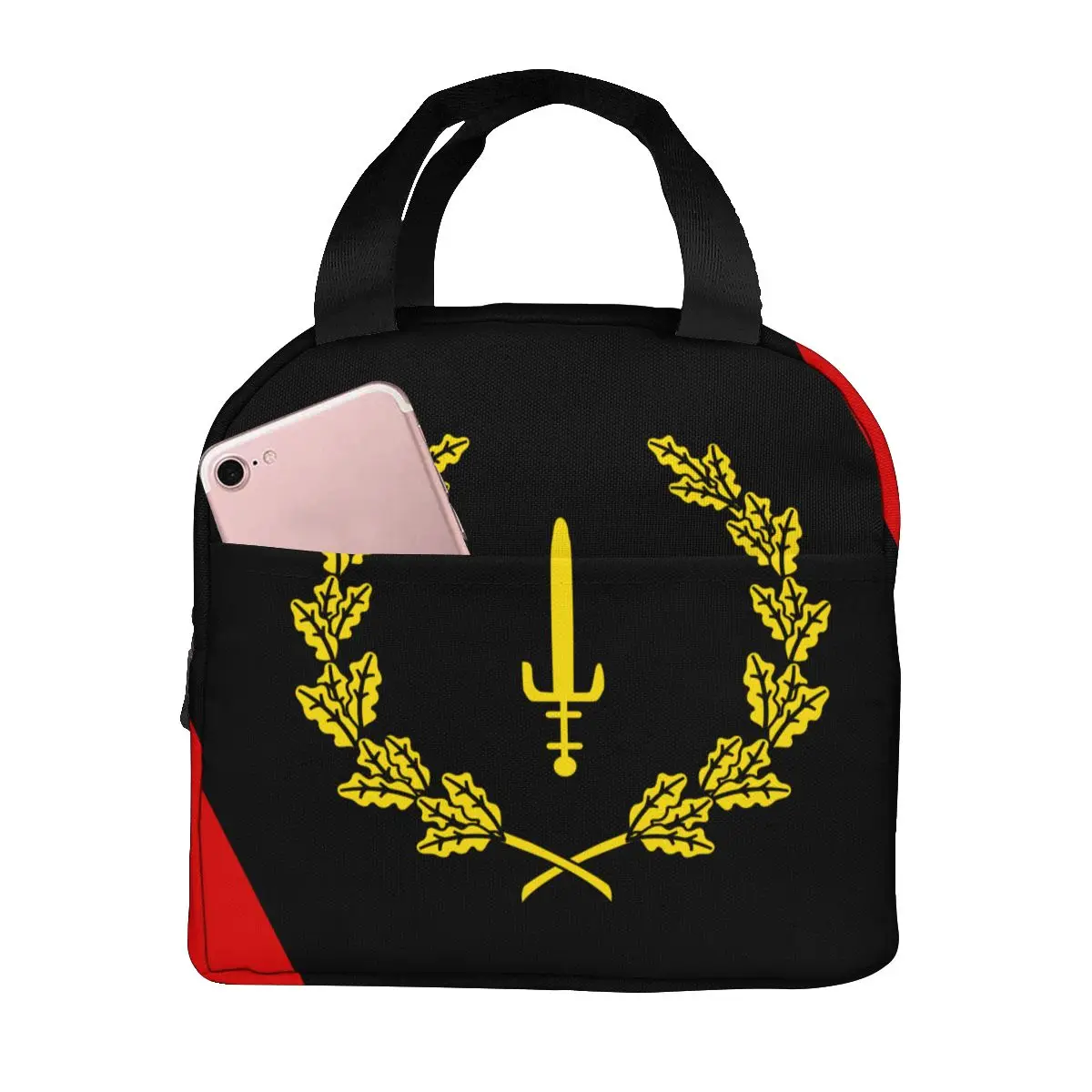 Black American Heritage Flag Cooler Bag Portable Zipper Thermal Lunch Bag Convenient Lunch Box Tote Food Bag 
Black American Heritage Flag Cooler Bag Portable Zipper Thermal Lunch Bag Convenient Lunch Box Tote Food Bag