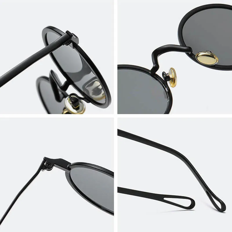 Zilead Sunglasses Punk Retro Ultralight ashion Color Glasses Suitable For Men And Women Eyewear Fashion Glasses With Metal Frame
Zilead Sunglasses Punk Retro Ultralight ashion Color Glasses Suitable For Men And Women Eyewear Fashion Glasses With Metal Frame