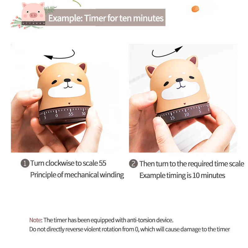 Animal Shape Kitchen Timer Adorable Cooking Shower Study Stopwatch Alarm Clock Plastic Compact Timer Cooking Countdown Timer
Animal Shape Kitchen Timer Adorable Cooking Shower Study Stopwatch Alarm Clock Plastic Compact Timer Cooking Countdown Timer