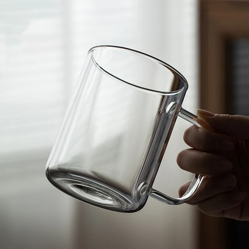 Simple High Temperature Resistant Glass Transparent Coffee Cup with Handle Cup Milk Cup Breakfast Cup Dropshipping
Simple High Temperature Resistant Glass Transparent Coffee Cup with Handle Cup Milk Cup Breakfast Cup Dropshipping