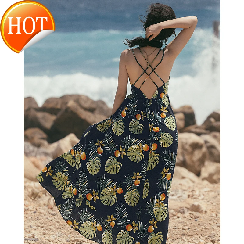 new Bohemian beach skirt women's summer suspender dress seaside holiday dress ethnic style Beach
new Bohemian beach skirt women's summer suspender dress seaside holiday dress ethnic style Beach