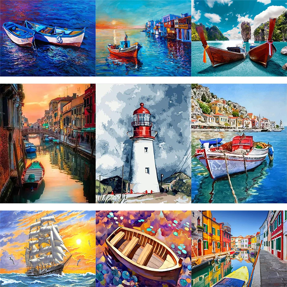 tapb Boat Landscape DIY Painting By Numbers Adults For HandPaint On Canvas Coloring By Numbers Home Wall Art Decor Gifts
tapb Boat Landscape DIY Painting By Numbers Adults For HandPaint On Canvas Coloring By Numbers Home Wall Art Decor Gifts
