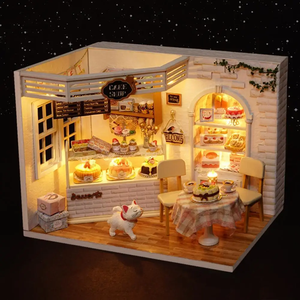DIY Dollhouse-Teenage Girl's Room 3D Wooden Furniture Gifts Miniature Doll Model Diary For Children Xmas House Toys Kitten O9A3
DIY Dollhouse-Teenage Girl's Room 3D Wooden Furniture Gifts Miniature Doll Model Diary For Children Xmas House Toys Kitten O9A3