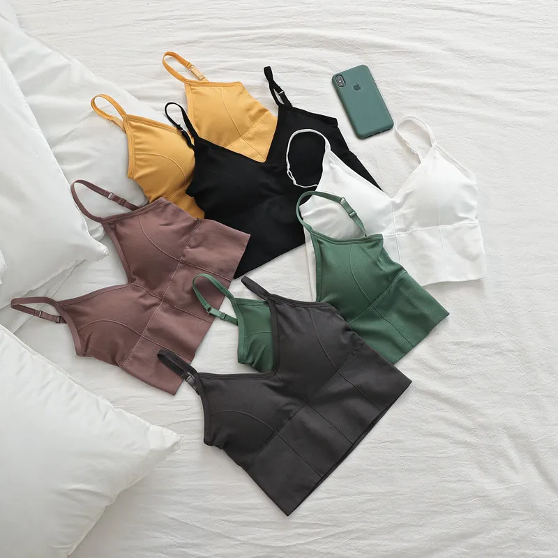 Big U Shape Wire Free Camisole Tanks Women Tube Top Fit Sports Vest Wrapped Chest Removable Pad Beautiful Back Underwear Summer
Big U Shape Wire Free Camisole Tanks Women Tube Top Fit Sports Vest Wrapped Chest Removable Pad Beautiful Back Underwear Summer