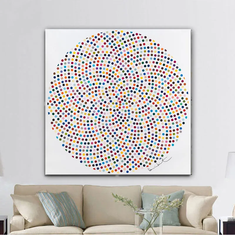 No Frame Modern Circle Painting Include Many Colorful Dots Art Pictures Printed Canvas Painting Wall Art Picture For Living room
No Frame Modern Circle Painting Include Many Colorful Dots Art Pictures Printed Canvas Painting Wall Art Picture For Living room