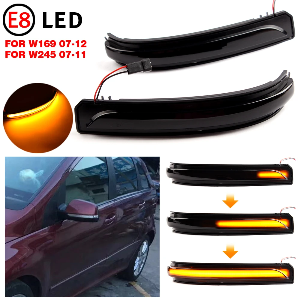 Световой поворотник для бокового зеркала Mercedes Benz A B Class W169 W245 08-12, 2 шт.
Световой поворотник для бокового зеркала Mercedes Benz A B Class W169 W245 08-12, 2 шт.