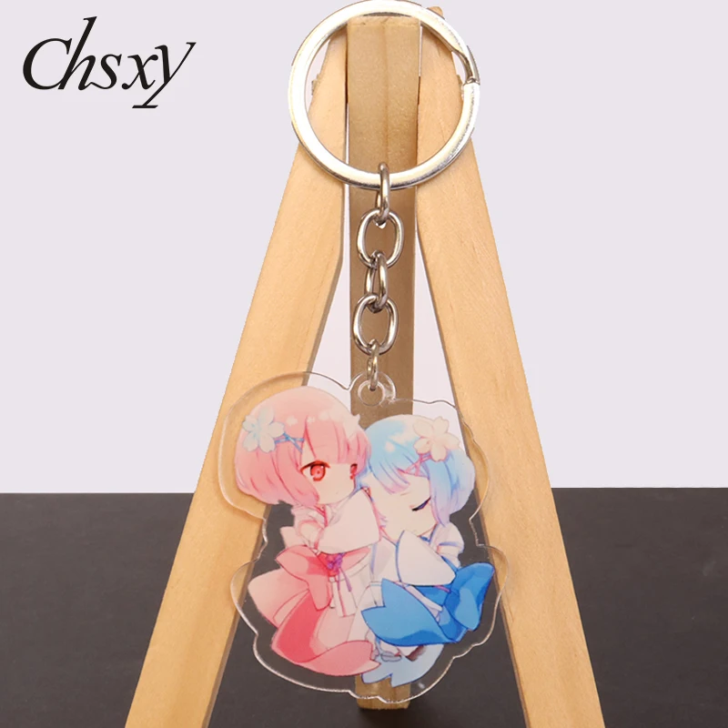 Re:Life In A Different World From Zero Acrylic Keychain Holder Anime Cartoon Figure Key Chains Key Rings For Bag Car Jewelry
Re:Life In A Different World From Zero Acrylic Keychain Holder Anime Cartoon Figure Key Chains Key Rings For Bag Car Jewelry