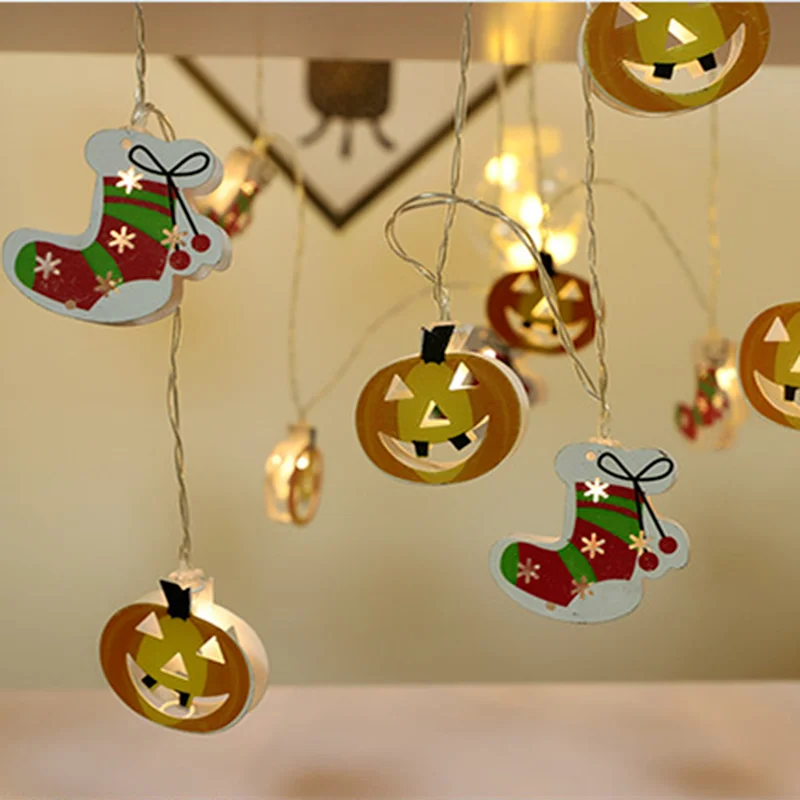 Cartoon LED String Lights Pumpkin Led Light Cute Creative Christmas Stocking Decoration Indoor Bedroom Window Decors Kurtyna Led
Cartoon LED String Lights Pumpkin Led Light Cute Creative Christmas Stocking Decoration Indoor Bedroom Window Decors Kurtyna Led