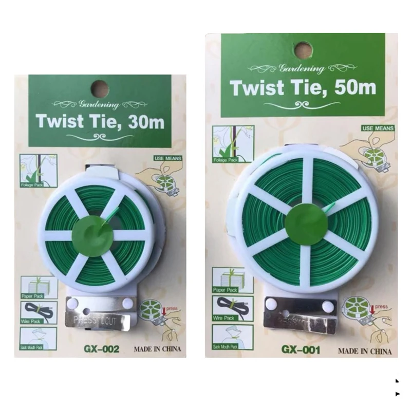 Multifunctional Twist Tie Plant Fixed Rope And Binding Rope Ties Supporting Plants Flowers Vegetables Vines
Multifunctional Twist Tie Plant Fixed Rope And Binding Rope Ties Supporting Plants Flowers Vegetables Vines