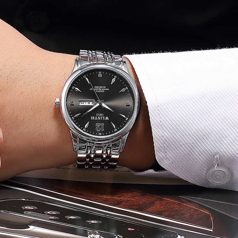 LANGLISHI Top Luxury Brand Men Sports Watch Male Casual Full steel Date Wristwatches Men's Quartz watches relogio masculino
LANGLISHI Top Luxury Brand Men Sports Watch Male Casual Full steel Date Wristwatches Men's Quartz watches relogio masculino