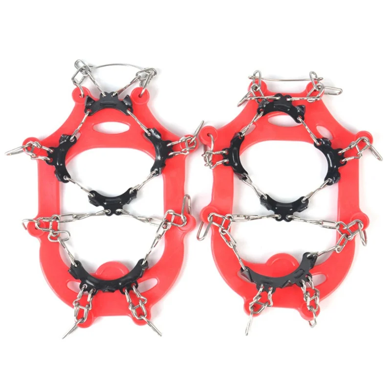 Outdoor Crampons Traction Cleats 11 Teeth Stainless Steel Anti-Slip Grips Ice Snow Shoes Boots For Walking Climbing Hiking
Outdoor Crampons Traction Cleats 11 Teeth Stainless Steel Anti-Slip Grips Ice Snow Shoes Boots For Walking Climbing Hiking