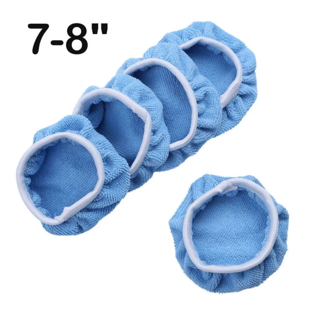 

5Pcs Car Polisher Pads Waxing Polishing Polisher Car Auto Microfiber Bonnet Buffing Wheel Fits 7-8 Inches/9-10 Inches Car Polish