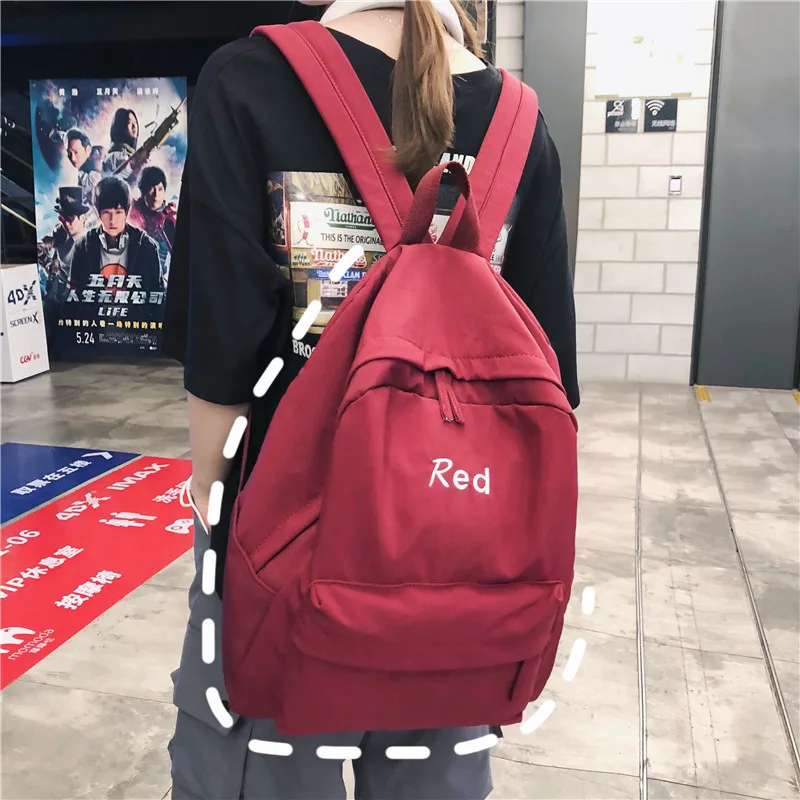 Нейлоновый большой женский рюкзак 18 л модные школьные дорожные сумки 2020 рюкзаки