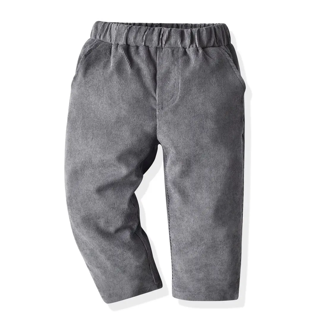 New Baby Boys Straight Corduroy Pants Kids Children Spring Autumn Causal Trousers Children Clothing for 2-7 Years Old Wear
New Baby Boys Straight Corduroy Pants Kids Children Spring Autumn Causal Trousers Children Clothing for 2-7 Years Old Wear