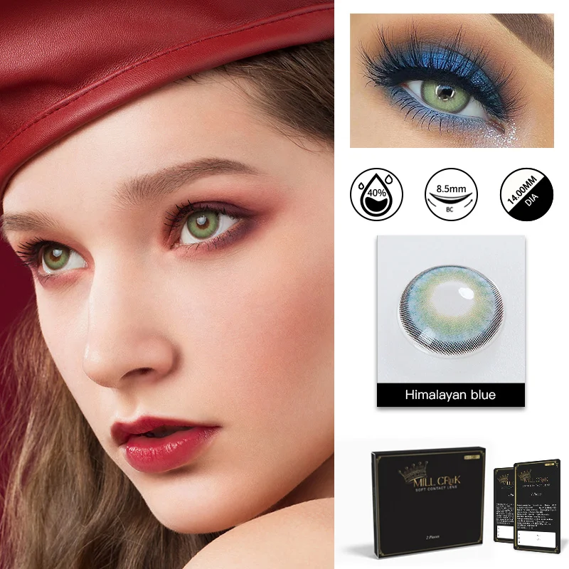 1 Pair of Colored Natural Contact Lenses for Dark Brown Eyes, Purple Blue Gray Green Brown Contact Lenses New
1 Pair of Colored Natural Contact Lenses for Dark Brown Eyes, Purple Blue Gray Green Brown Contact Lenses New