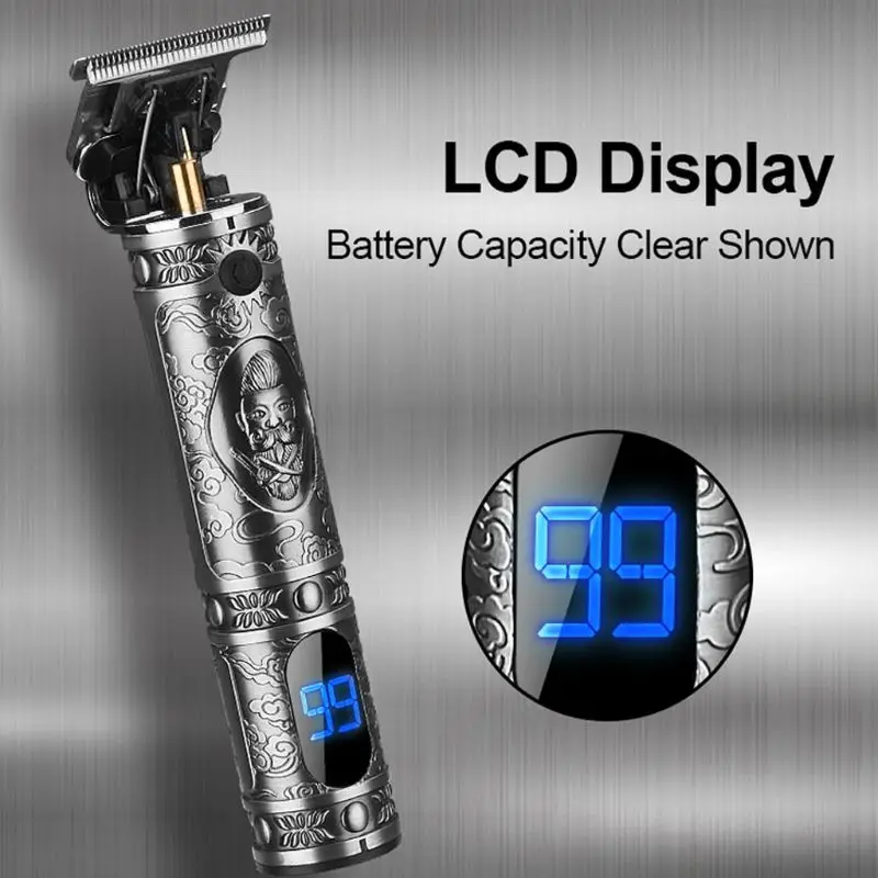 Professional Hair Clippers Men T-Blade Beard Trimmer Barber Rechargeable Grooming Kit Cordless Haircut Machine
Professional Hair Clippers Men T-Blade Beard Trimmer Barber Rechargeable Grooming Kit Cordless Haircut Machine