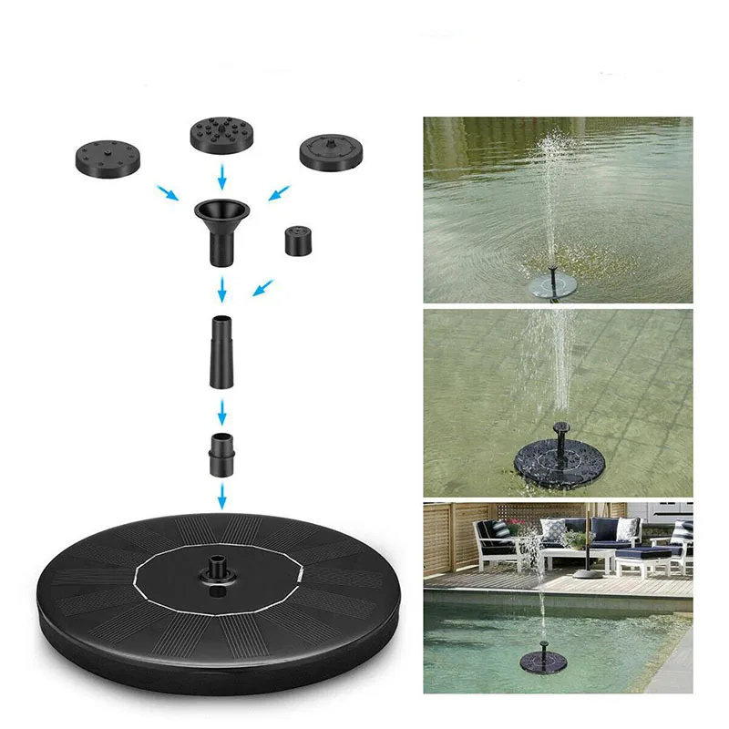 Solar Power Water Fountain Pump Solar Fontein Bird Fountain Water Floating Fountain Pond Garden Patio Decor Lawn Decoration
Solar Power Water Fountain Pump Solar Fontein Bird Fountain Water Floating Fountain Pond Garden Patio Decor Lawn Decoration