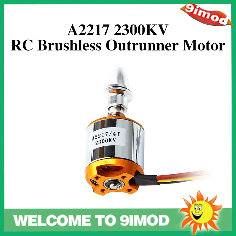 Новый A2217 2217 2300KV мотор крепление Outrunner бесщеточный для RC самолет с неподвижным
