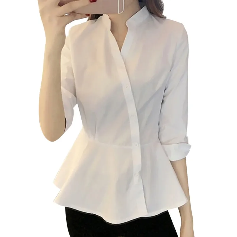 Женская блузка на пуговицах, с V-образным вырезом и рукавом 2020
Женская блузка на пуговицах, с V-образным вырезом и рукавом 2020