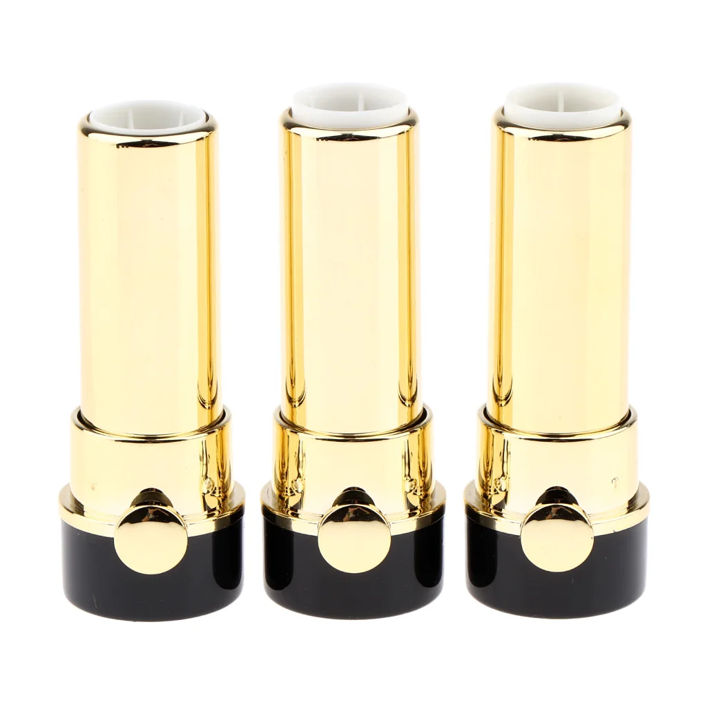 3pcs 12.1mm DIY Lipstick Containers for Samples, Lip Balm, Lip Gloss
3pcs 12.1mm DIY Lipstick Containers for Samples, Lip Balm, Lip Gloss