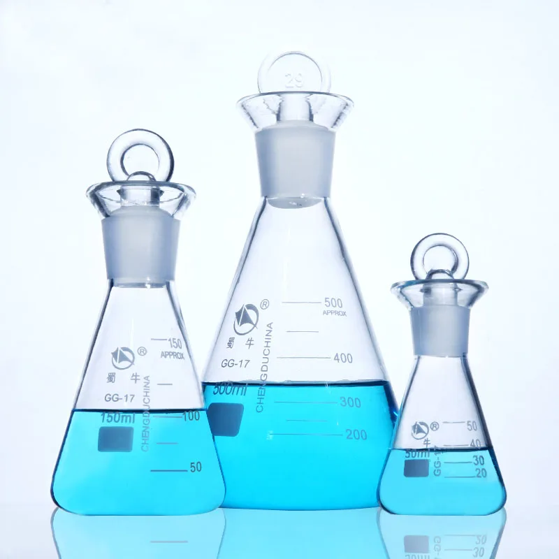 2 pcs/lot Erlenmeyer Conical Flask Iodine Borosilicate High Glass Temperature Resistance Laboratory Equipment
2 pcs/lot Erlenmeyer Conical Flask Iodine Borosilicate High Glass Temperature Resistance Laboratory Equipment