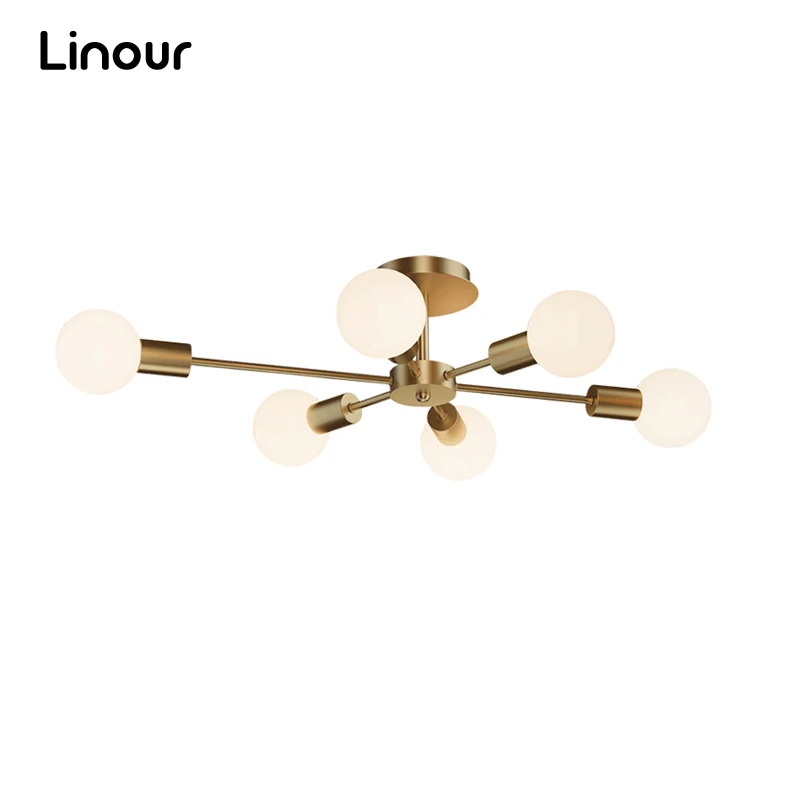 Modern Gold Ceiling Lights for Living Room Bedroom 5/6 Ceiling Decor Lamp Molecular Modeling Copper Lamp Body Indoor Lighting
Modern Gold Ceiling Lights for Living Room Bedroom 5/6 Ceiling Decor Lamp Molecular Modeling Copper Lamp Body Indoor Lighting