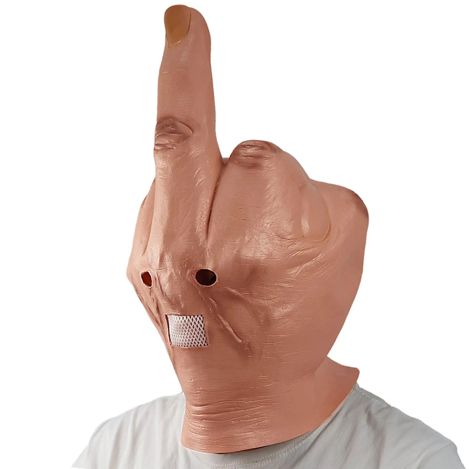 Novelty Costume Party Cosplay Latex Middle Finger Funny Halloween Mask Scary
Novelty Costume Party Cosplay Latex Middle Finger Funny Halloween Mask Scary
