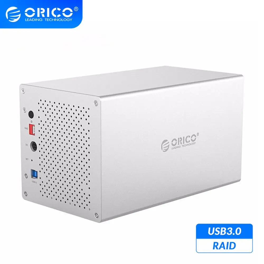 Док станция для HDD ORICO WS Series 3 5 дюйма 4 отсека USB3.0 с поддержкой Raid алюминиевый