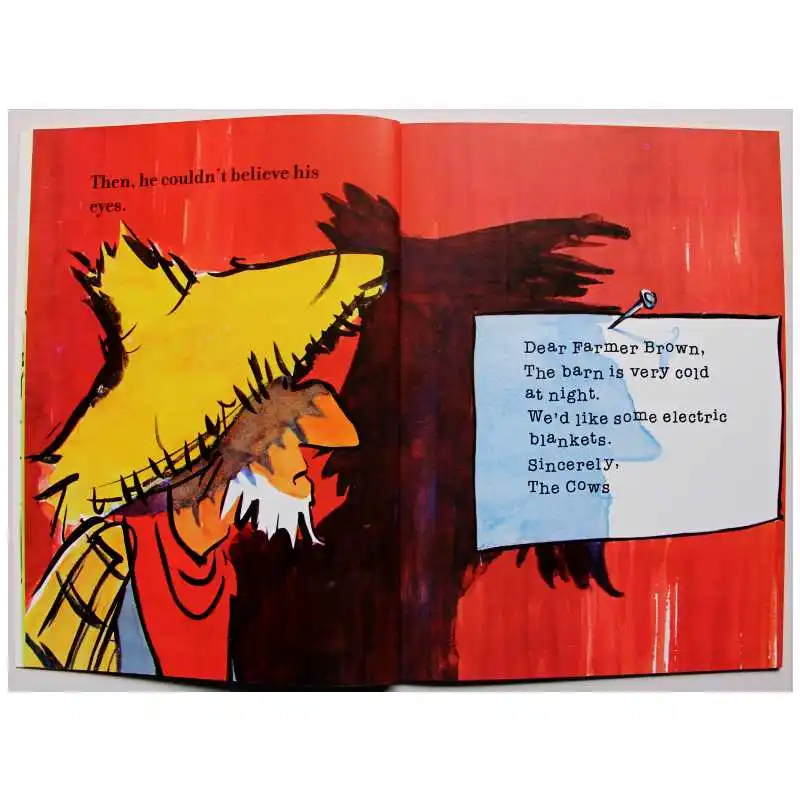 Click,Clack,Moo Cows That Type By Doreen Cronin Educational English Picture Learning Card Story Book For Baby Kids Children Gift
Click,Clack,Moo Cows That Type By Doreen Cronin Educational English Picture Learning Card Story Book For Baby Kids Children Gift