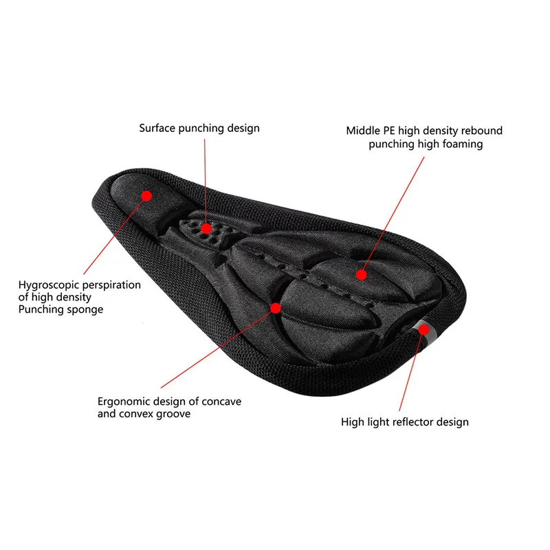 1 Pcs Easy Disassembly Bicycle Saddle Cover Comfortable Sponge Cover Seat Cushion Cycling Saddle Anti-slip Bicycle Accessories
1 Pcs Easy Disassembly Bicycle Saddle Cover Comfortable Sponge Cover Seat Cushion Cycling Saddle Anti-slip Bicycle Accessories